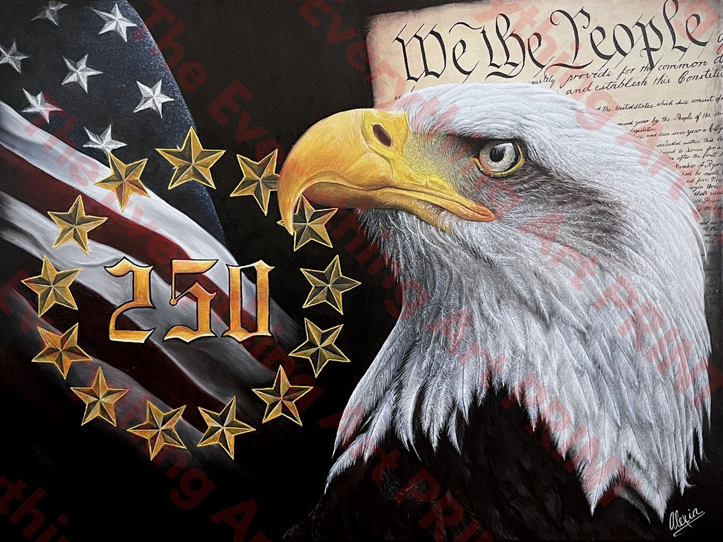 America 250th Anniversary Print