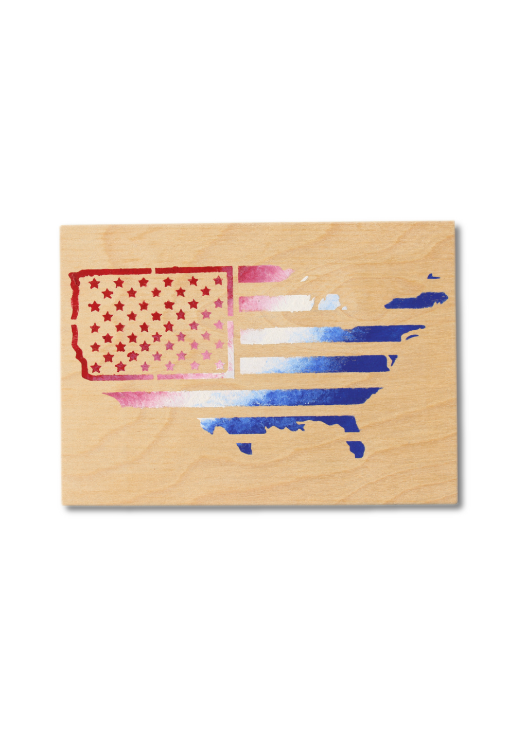 USA Wood Painting