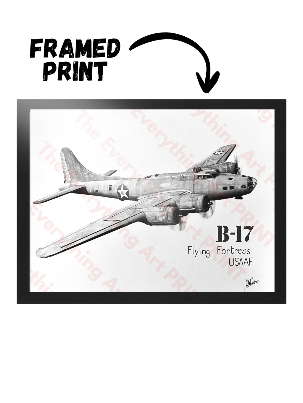 B-17 Print