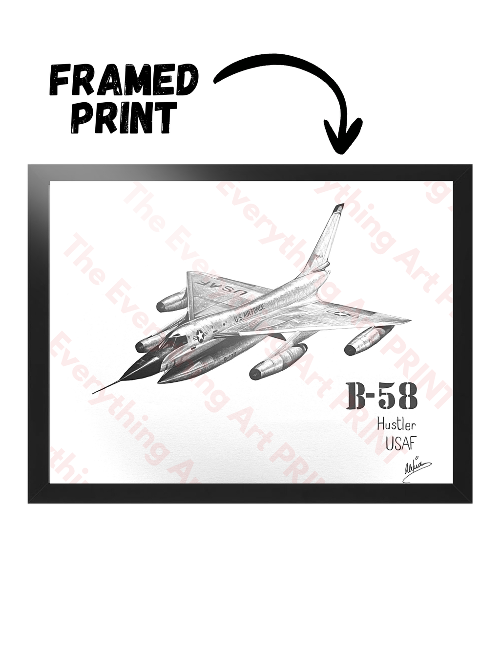 B-58 Hustler Print
