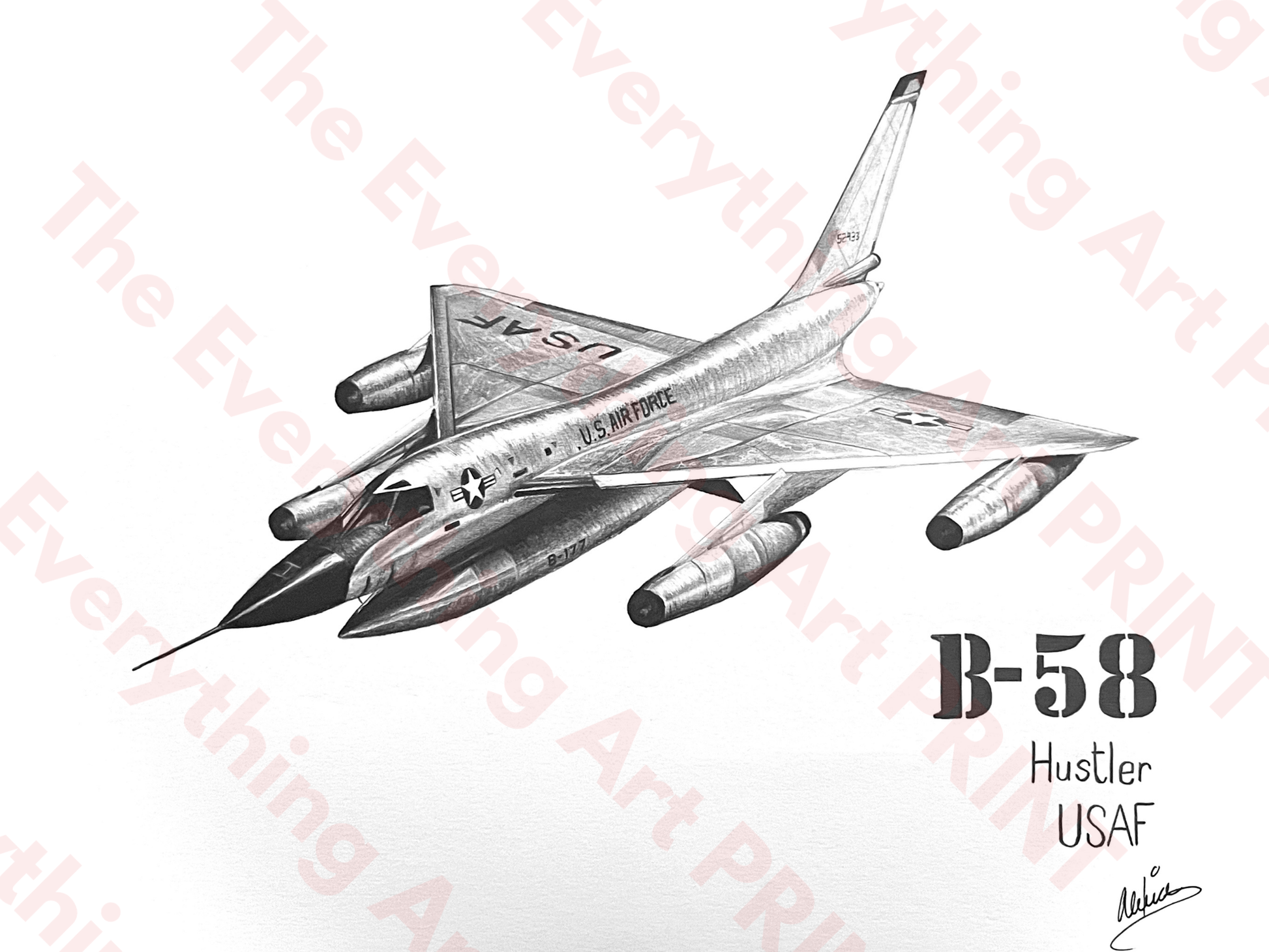 B-58 Hustler Print