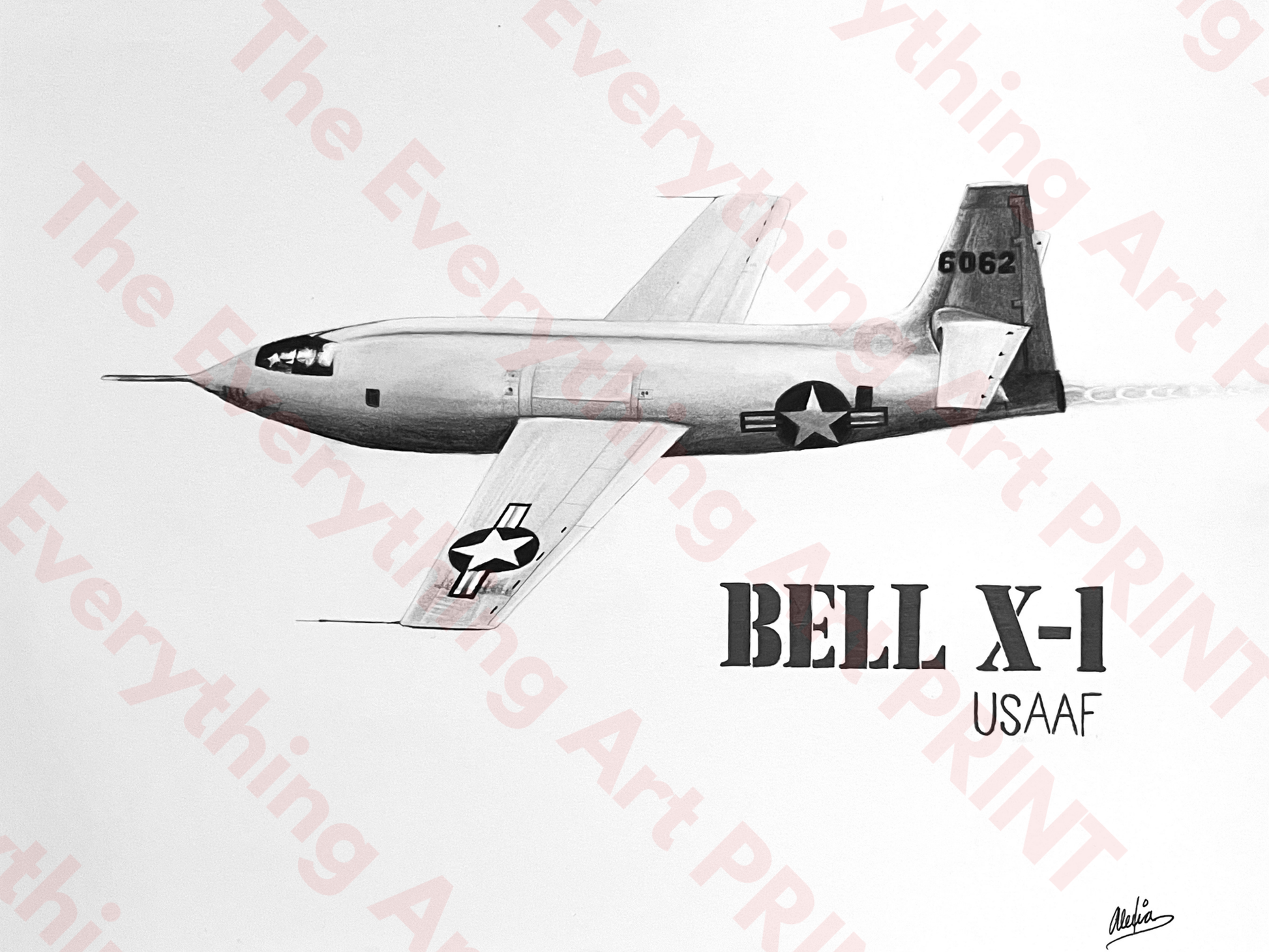 Bell X-1 Print