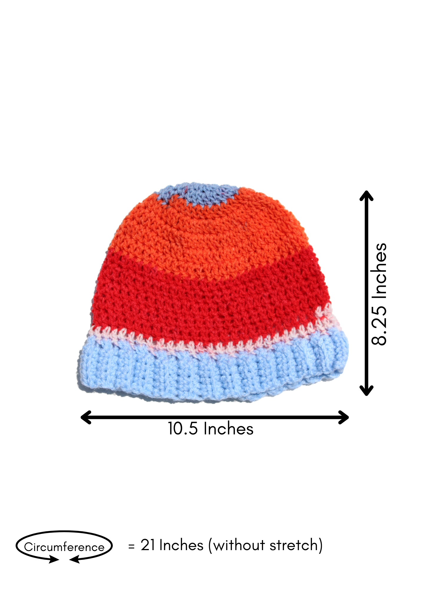 Hat (Blue, Orange, Red)