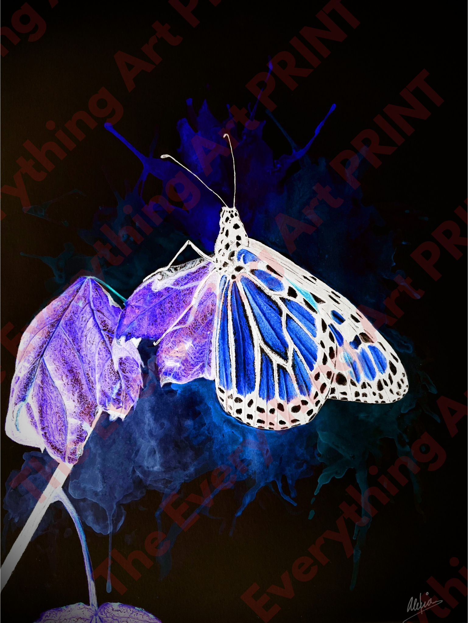 Inverted Butterfly Print (Requested By Layla)