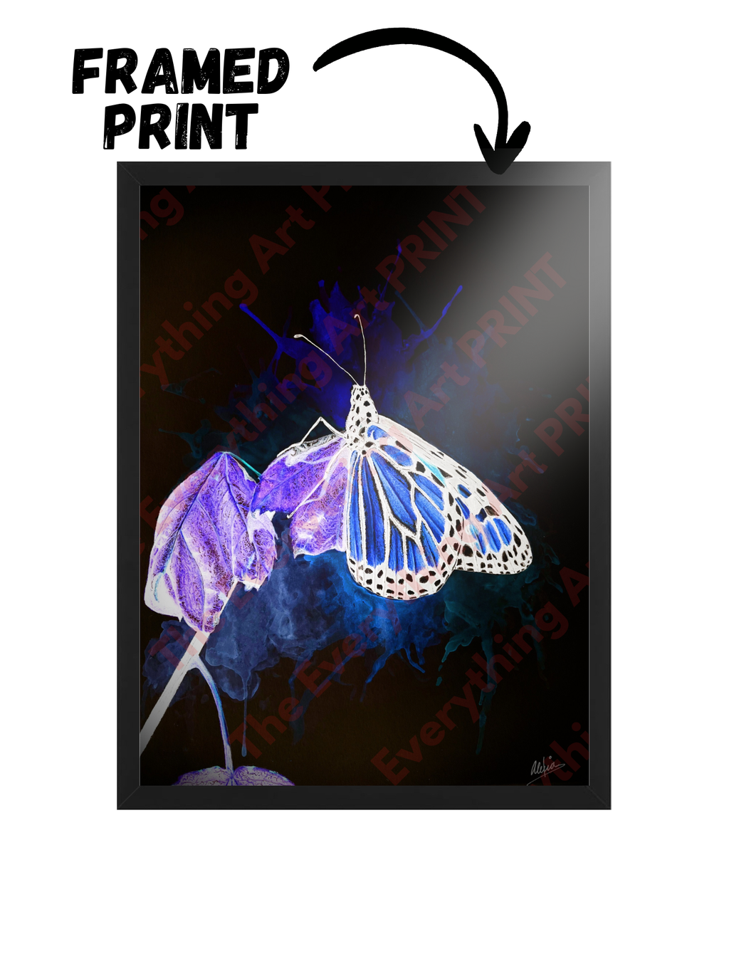 Inverted Butterfly Print (Requested By Layla)