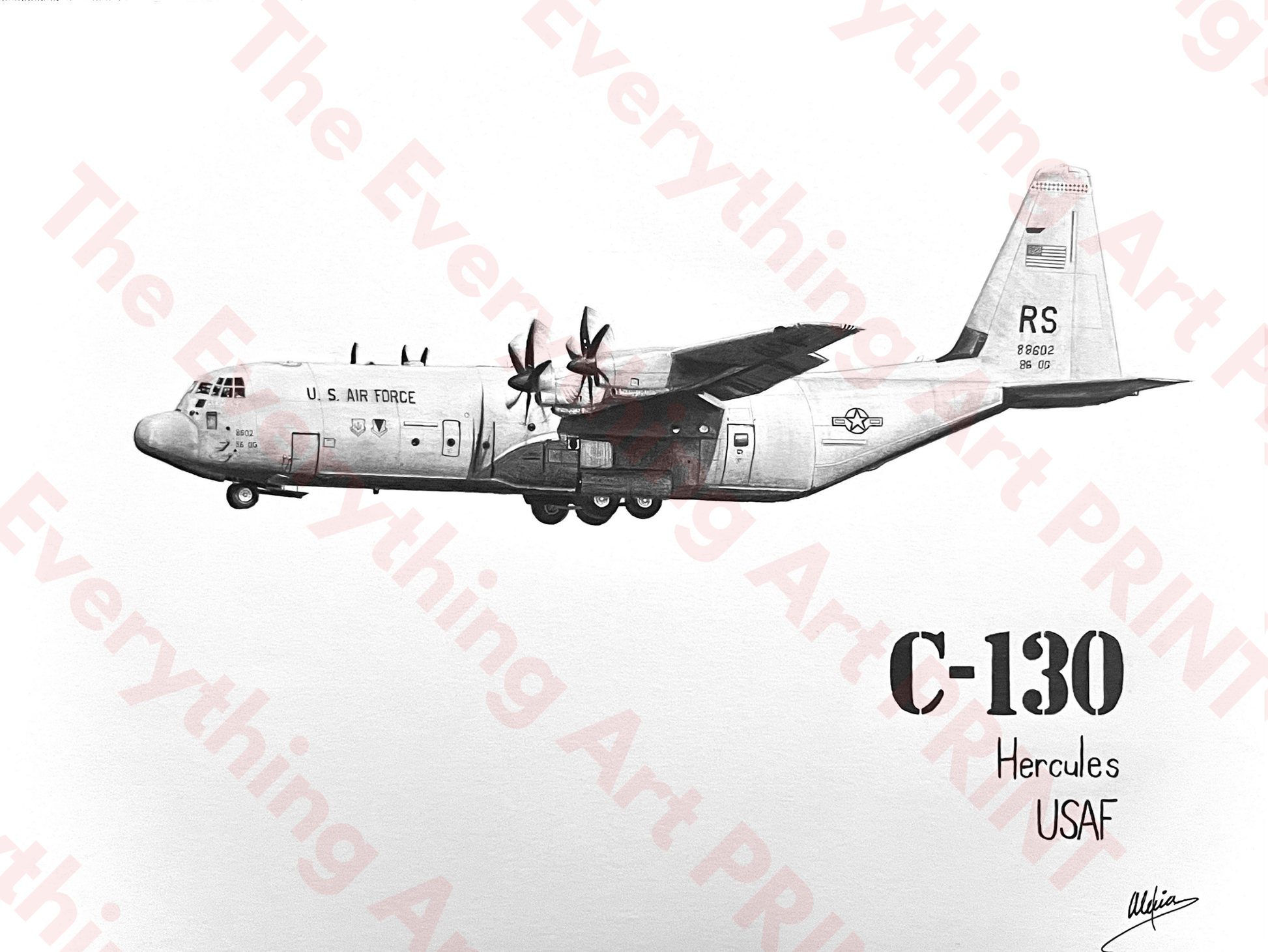 C-130 Hercules Print