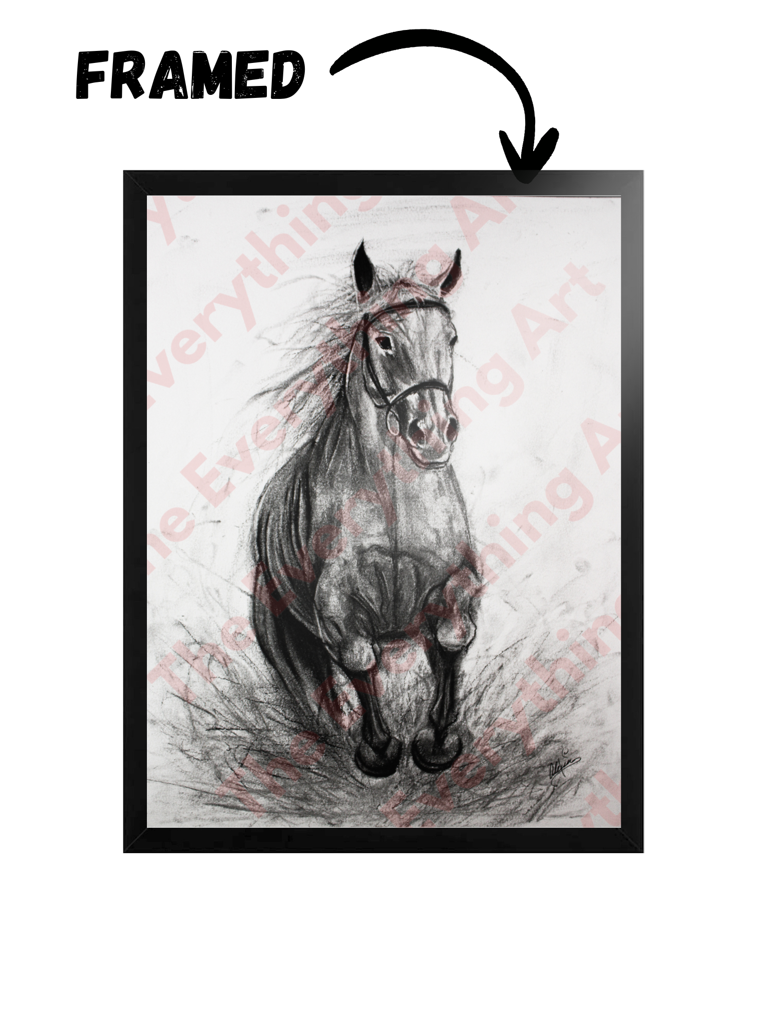 Charcoal Horse