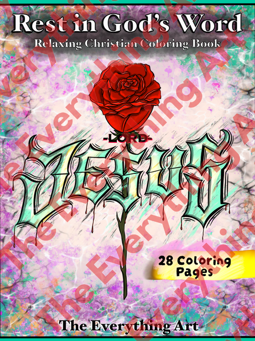 "Rest in God's Word" Coloring Book