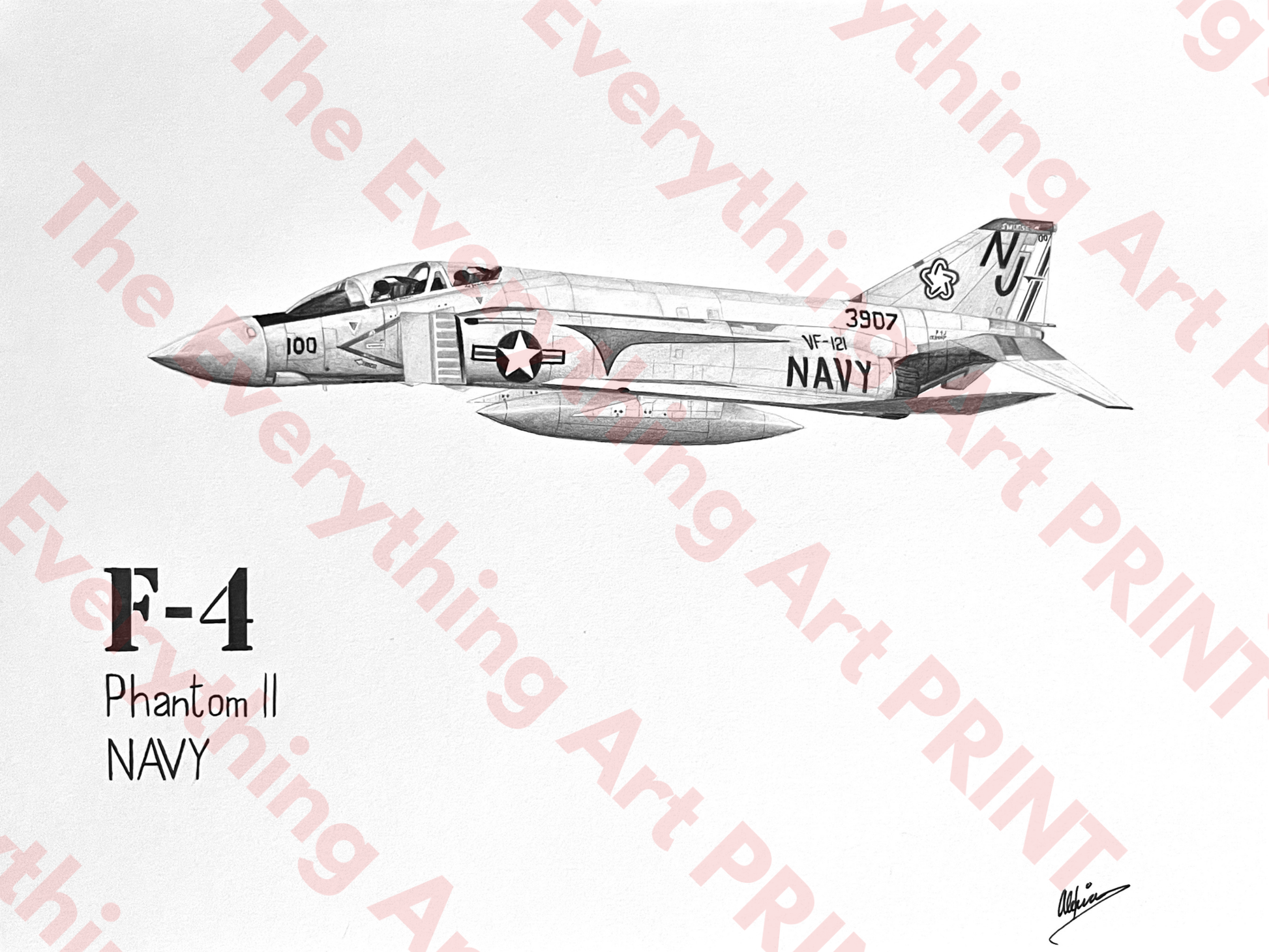 F-4 Phantom II Print