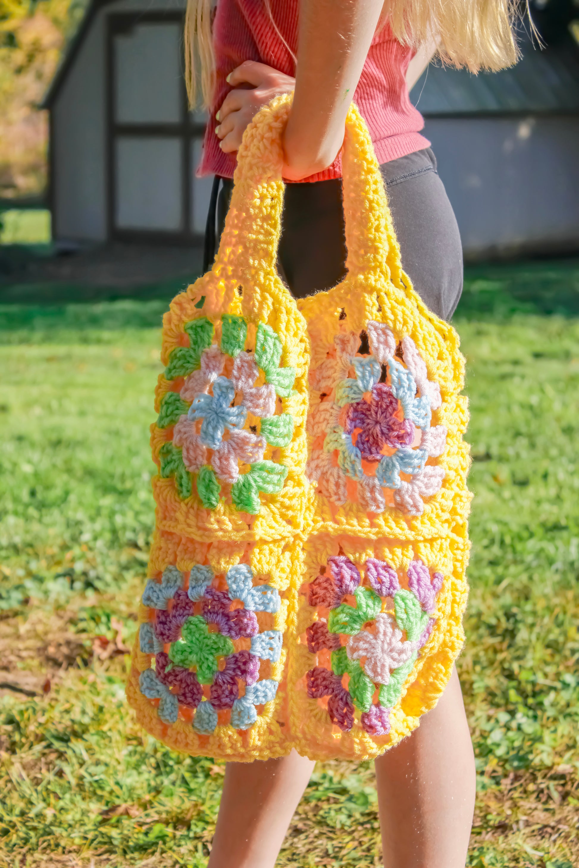 Granny Square Tote Bag