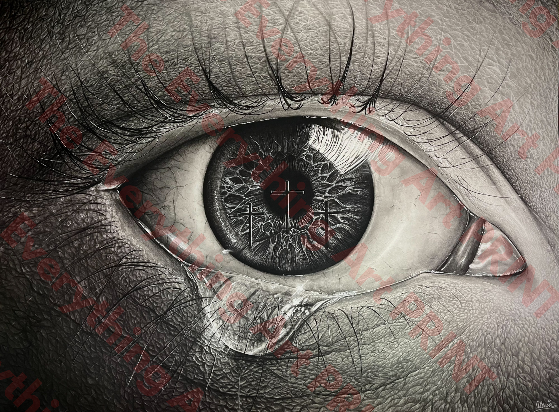 John 3:16 Hyper-realistic Eyeball