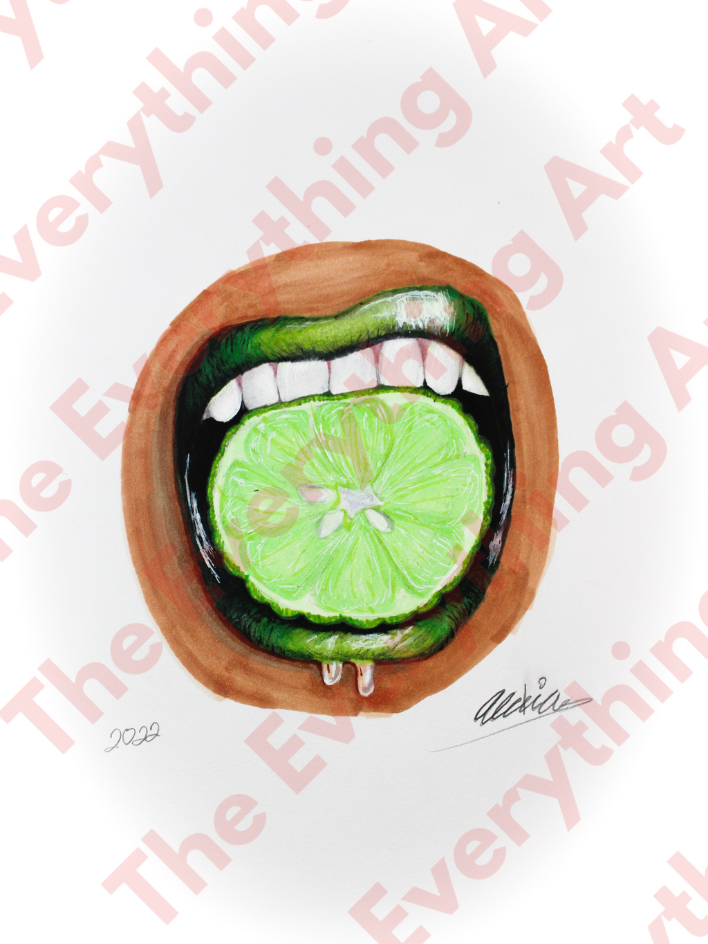 Lime in Mouth