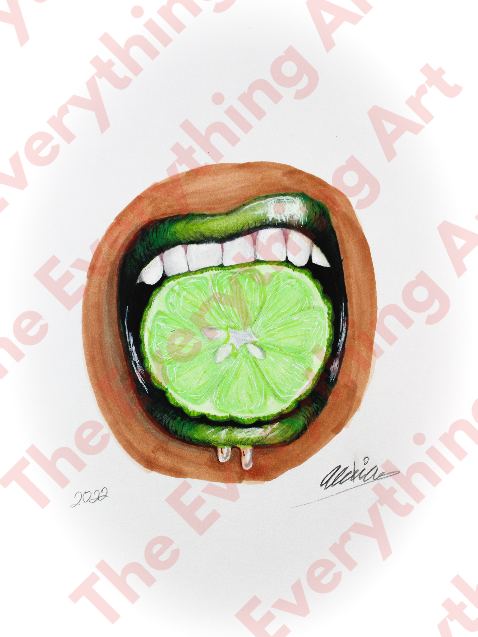 Lime in Mouth