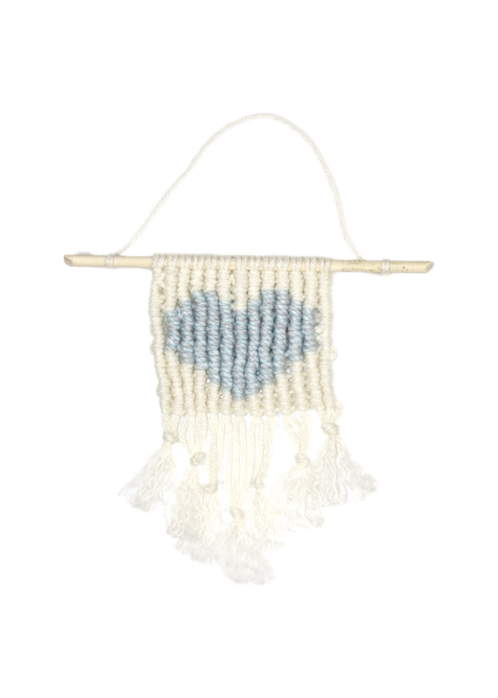 Macramé Heart Wall Hanging