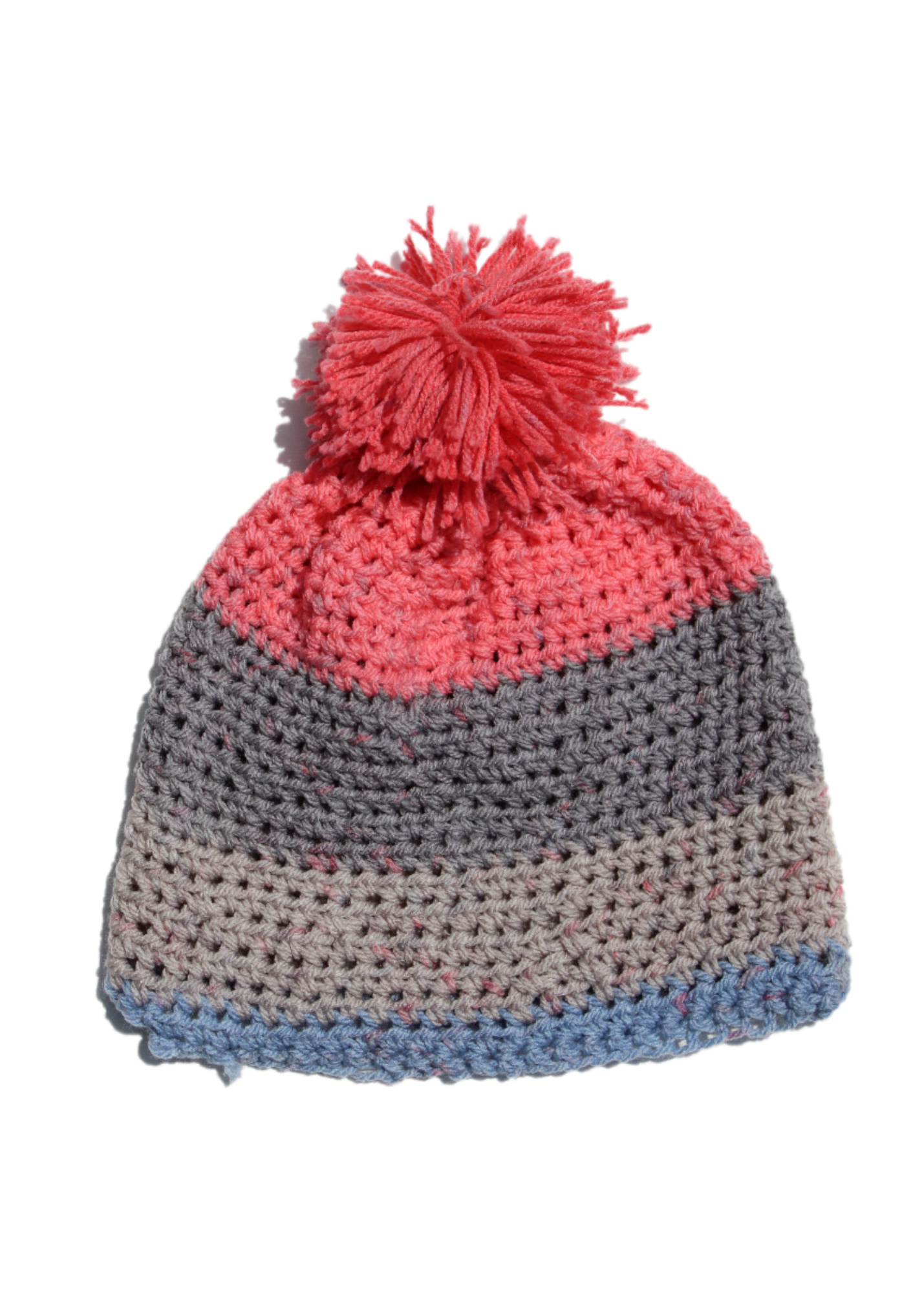 Hat (Pink and Grey)