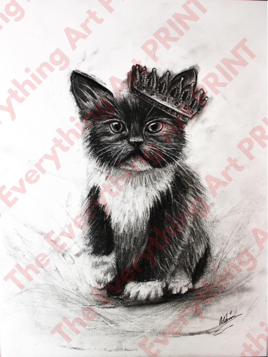 Royal Cat Print