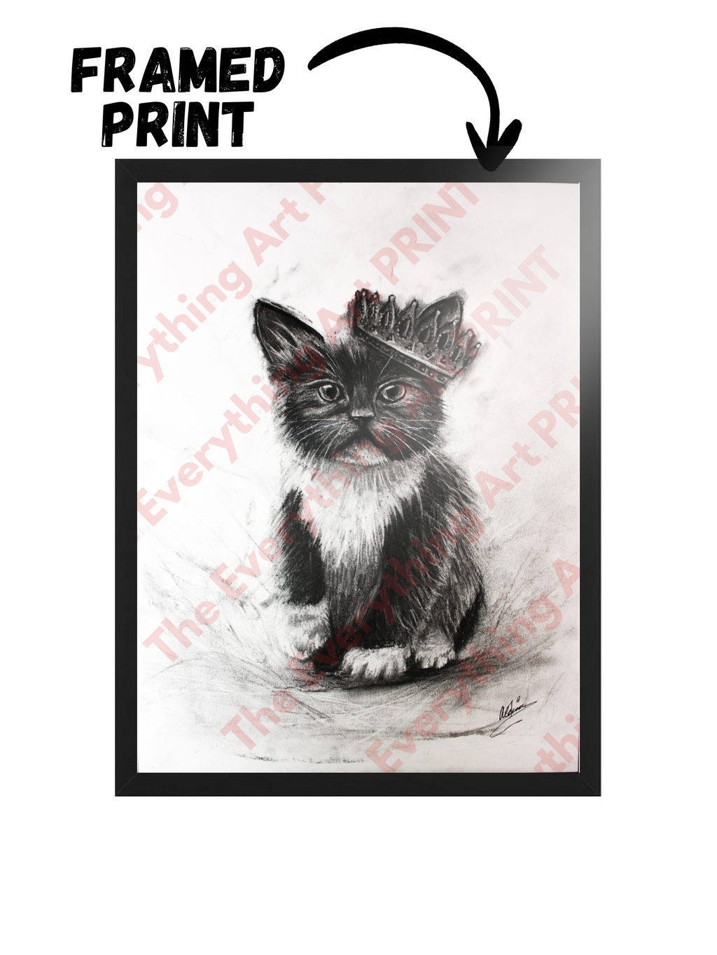 Royal Cat Print