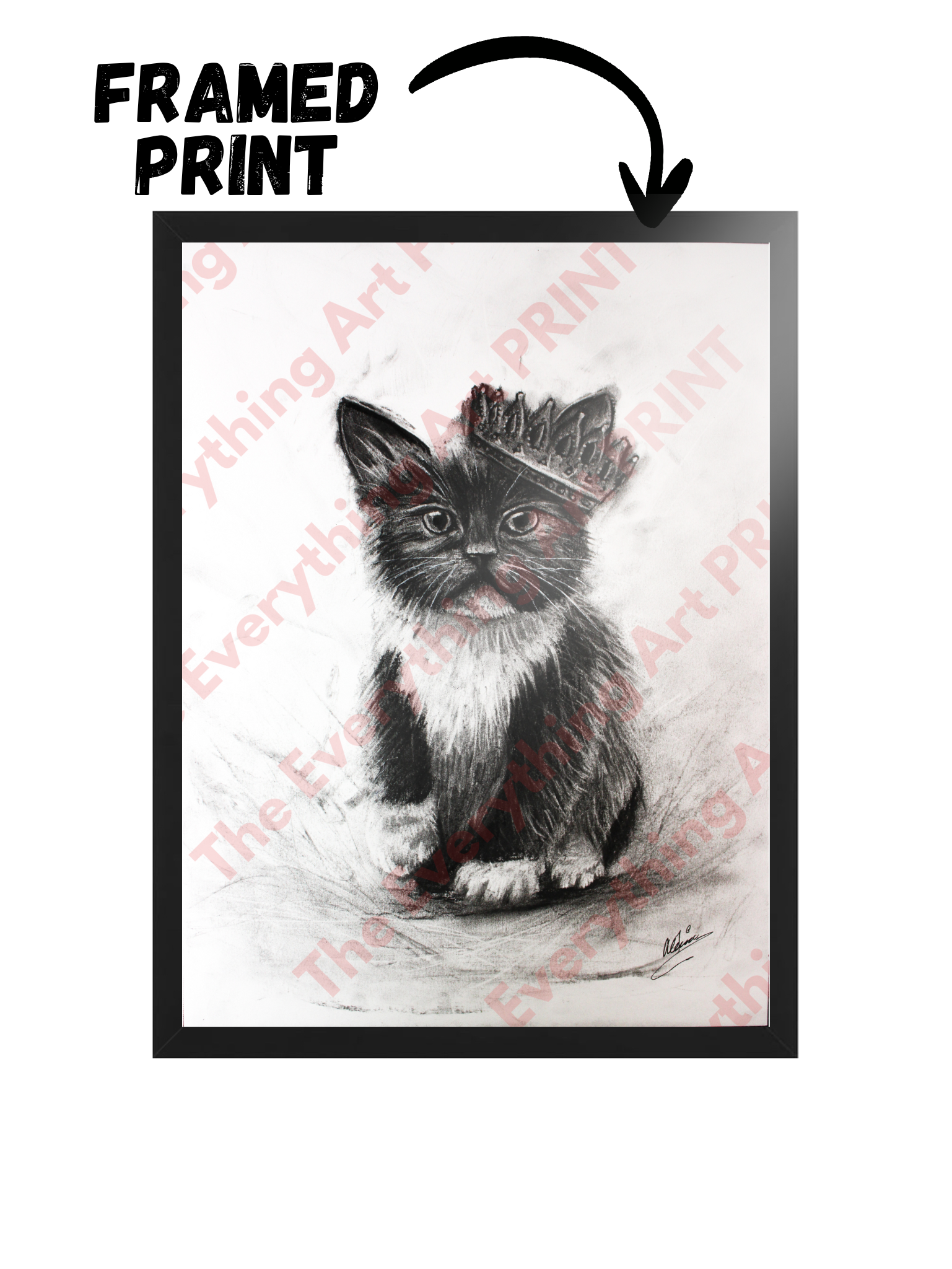 Royal Cat Print
