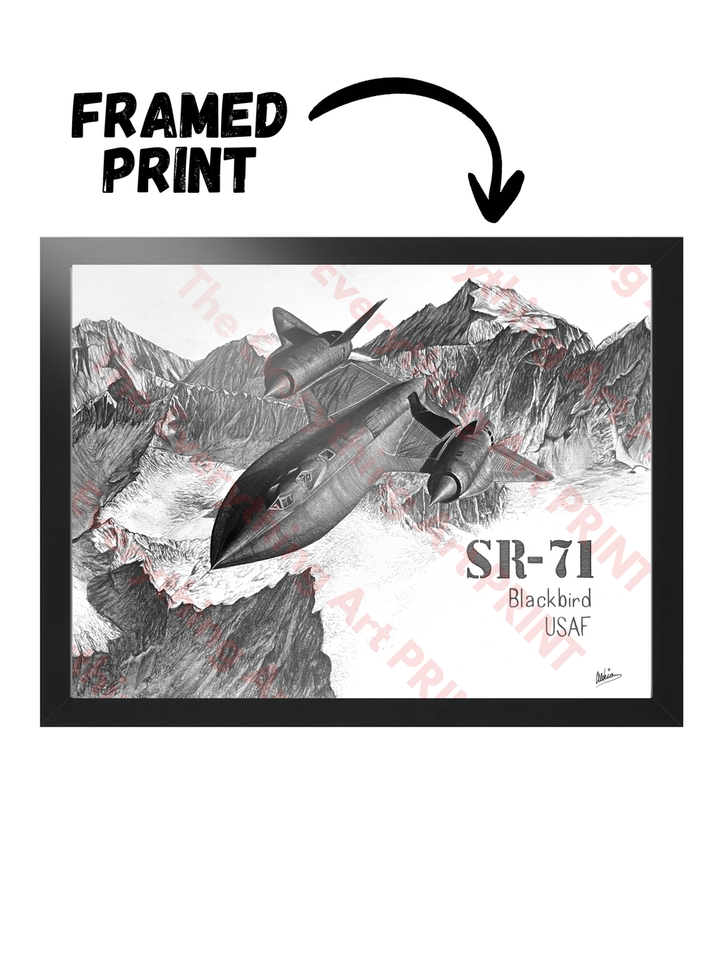 SR-71 Blackbird Print