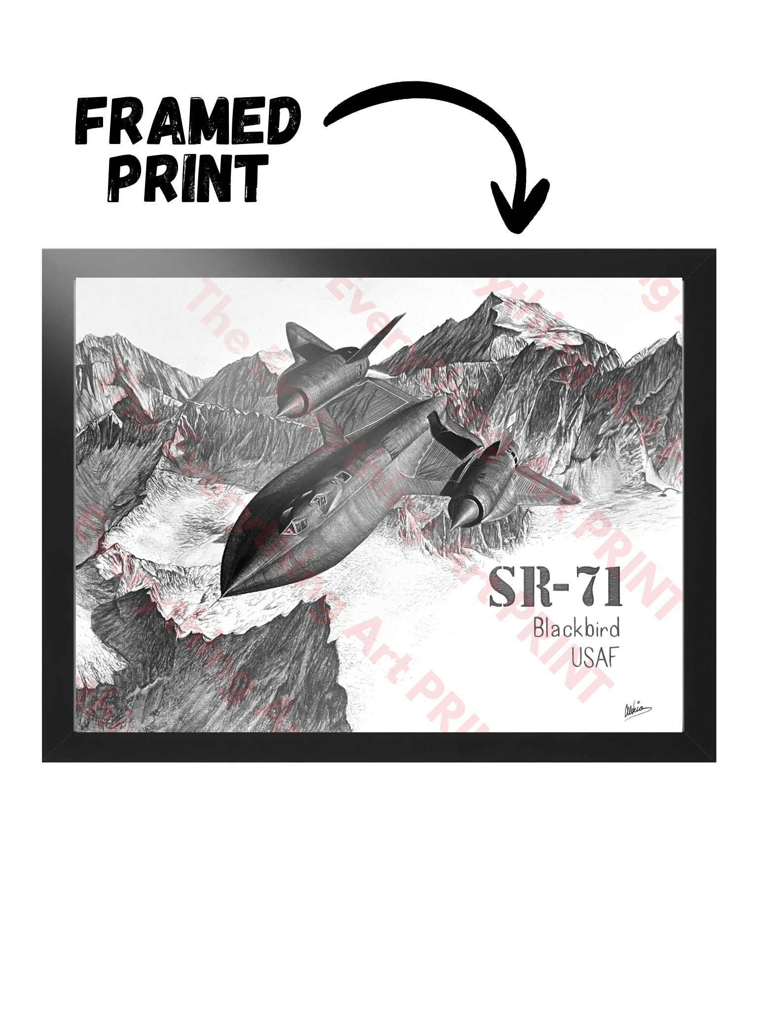 SR-71 Blackbird Print
