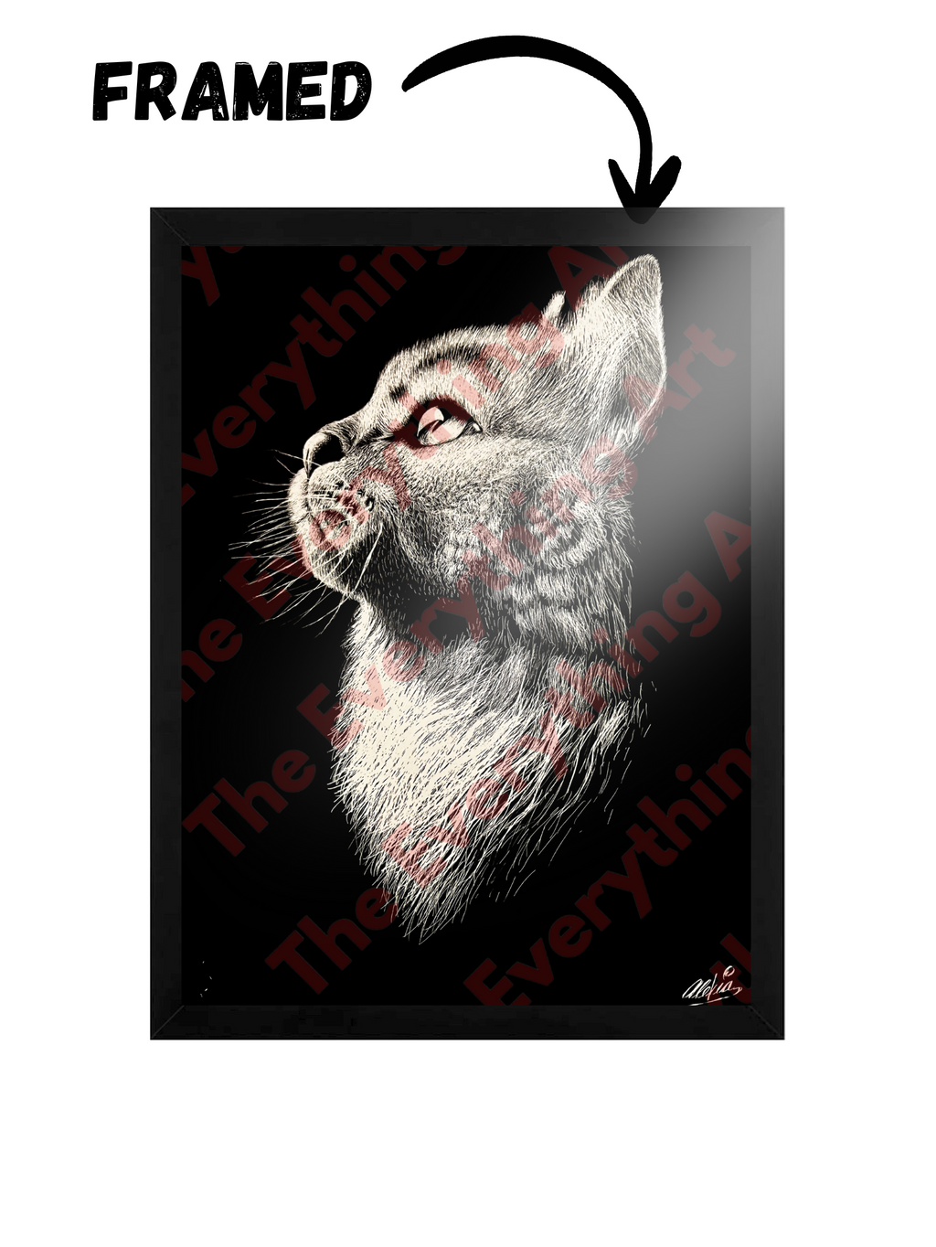 Scratch Art Cat