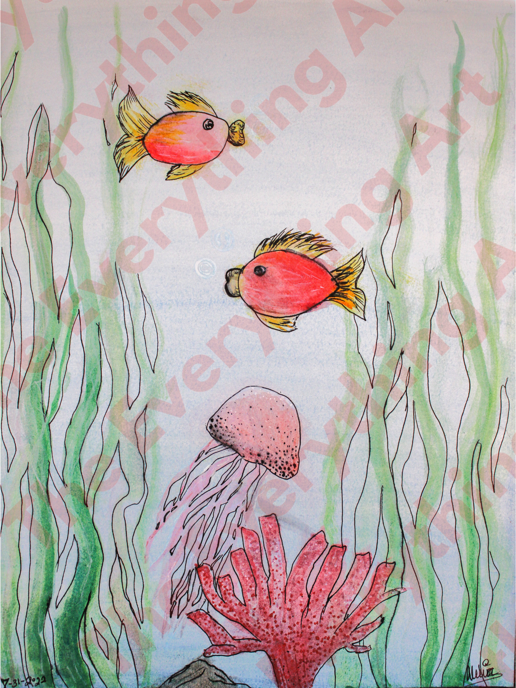 Watercolor Fish
