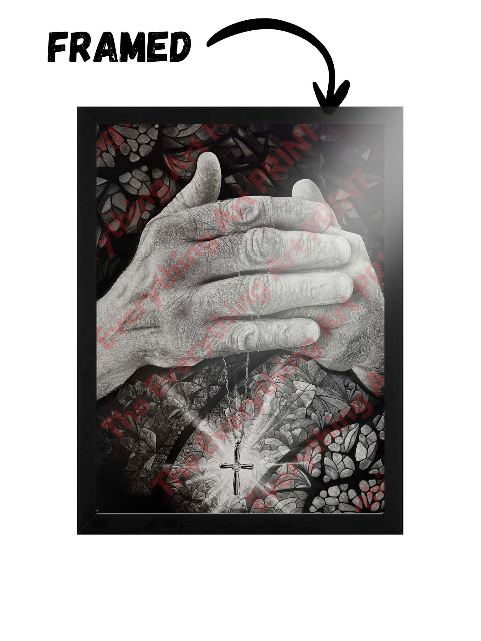 Wrapped in His Promise Print